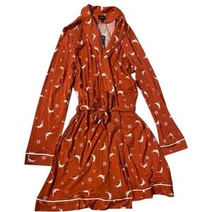 Cosabella Women’s Ski Trip Robe,‎ Medium, Rust, NWT (New With Tags)